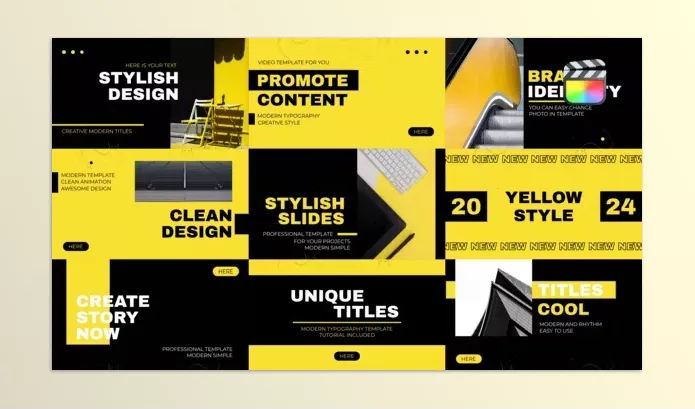 FCP Template – Modern Corporate Slides FCPX by wallstreetcat – Download 51014634