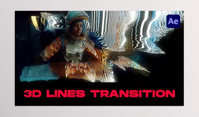 Project – 3D Lines Transitions After Effects by whiterecord – Download 51000125