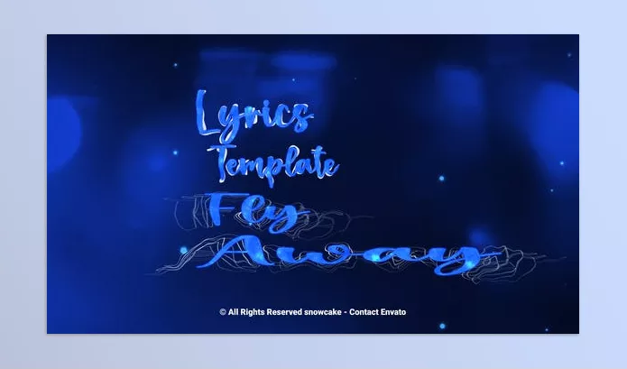 Project – Lyrics Template Fly Away by snowcake – Download 51210026