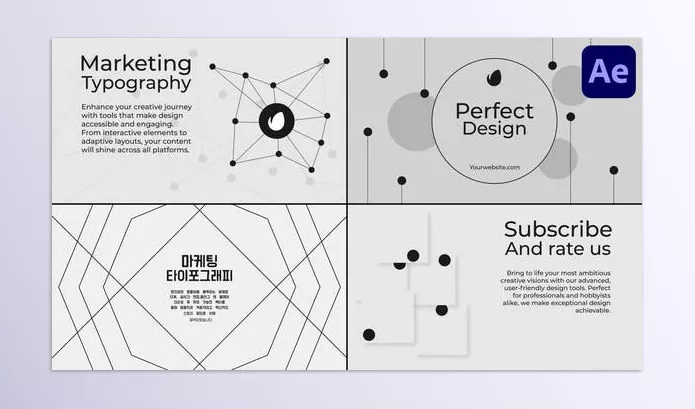 Project – Marketing Typography for After Effects by LikeThisMotion – Download 51469809