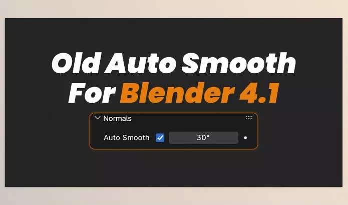 Blender Addon – Old Auto Smooth by Amandeep – Download