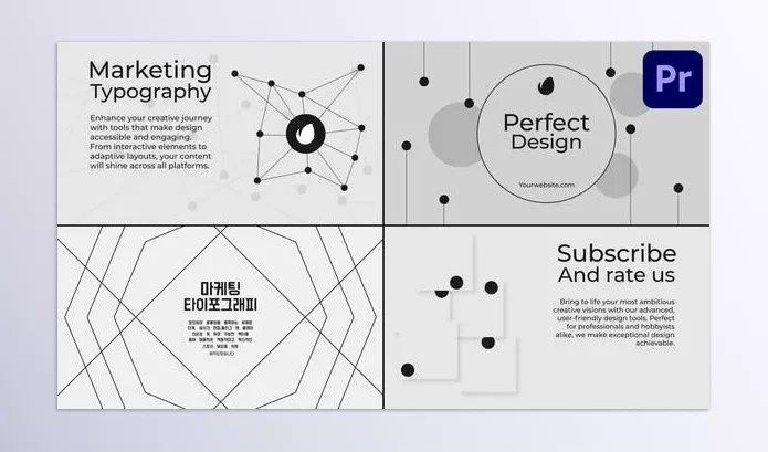Project – Marketing Typography for Premiere Pro by LikeThisMotion – Download 51949320