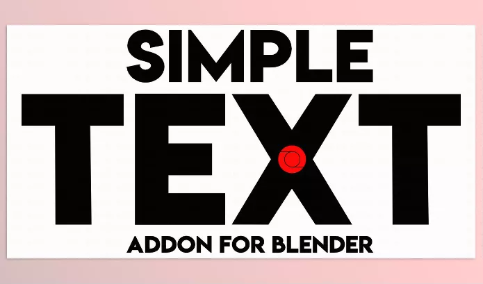 Blender Addon – Simple Text Addon for Blender by tmkdigital – Download