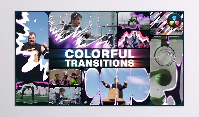 Resolve Tool – Colorful Transitions for DaVinci Resolve by FX_Monster – Download 51868965