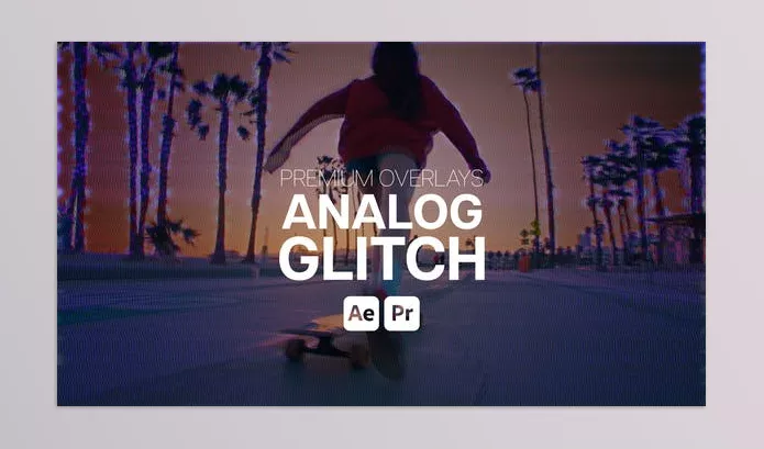 Project – Premium Overlays Analog Glitch by Premiumilk – Download 52260913