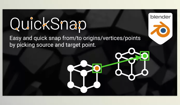 Blender Addon – Quicksnap by Julien Heijmans – Download