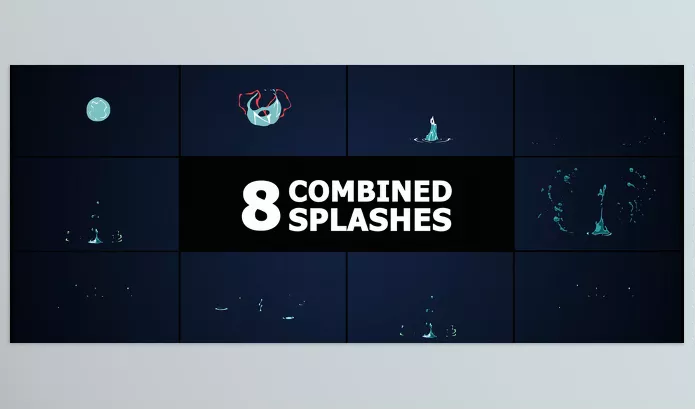 Project – Combined Splashes for Premiere Pro by FlashFXbox – Download 52180093