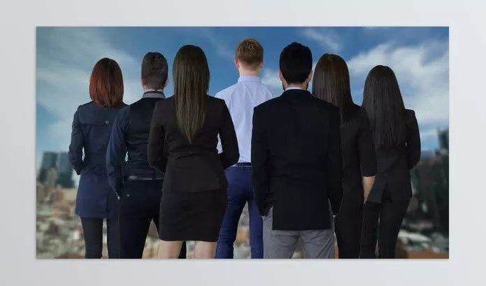 Asset – Team Portrait of Business Professionals Representing Company by stockfootagelab – Download 52514811