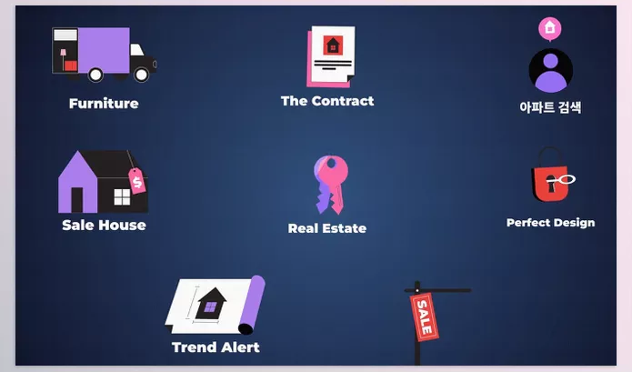 Project – Real Estate Business Icons And Titles for After Effects by Explainme – Download 52491176