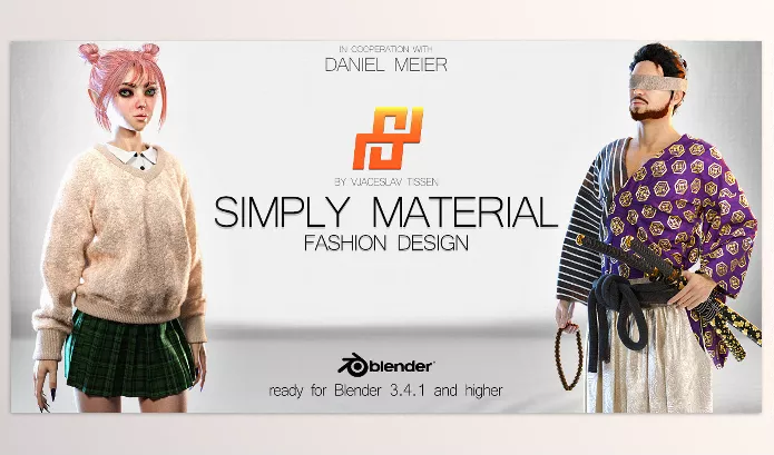 Blender Addon – Simply Material Fashion Design s by VjaceslavT – Download