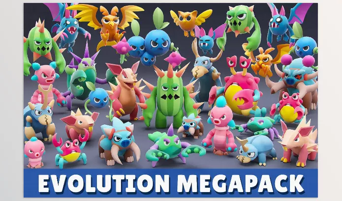 Unity Asset – Cartoon Characters – Mega Pack by NOTFUN – Download
