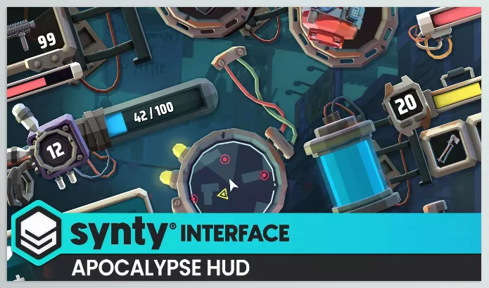 Unity Asset – Apocalypse HUD – Synty INTERFACE – GUI by Synty Studios – Download
