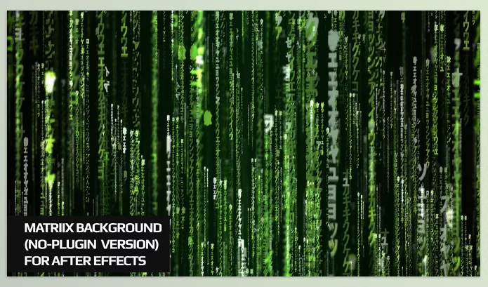 Project – Matrix Background For Ae No Plugin by RwTemplates – Download 52784005