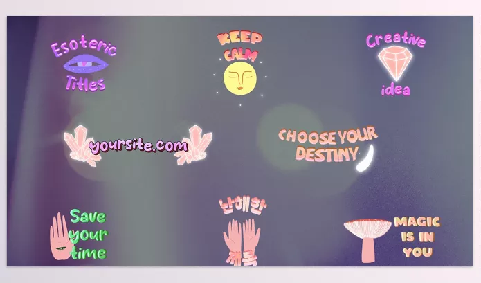 Project – Cartoon Esoteric Titles for Premiere Pro by 2DFXAnimation – Download 52356897