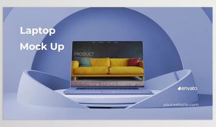 Project – Laptop Mockup for After Effects by VFXgenerator – Download 52723148