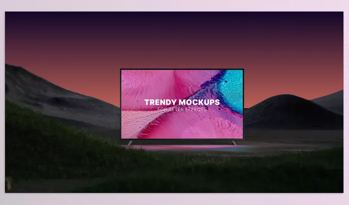 Project – Abstract Nature TV Mockups by yura_fresh – Download 52736032