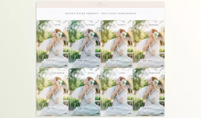 Lightroom Preset – Jeanna Hayes Light – Download