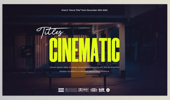 Project – Cinematic Film Titles by ionestudio – Download 52871599