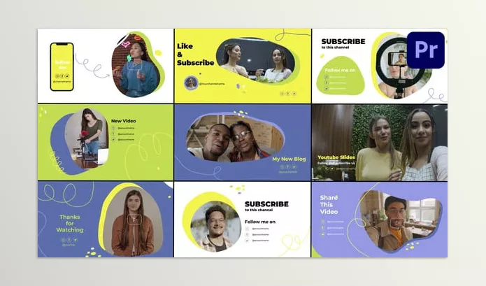 Asset – Youtube Slides | Premiere Pro MOGRT by MisterFlashStore – Download 52531872
