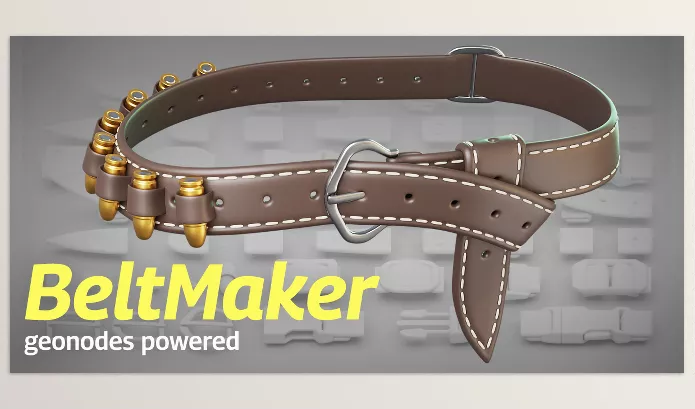 Blender Addon – Belt Maker by Nodes Interactive – Download