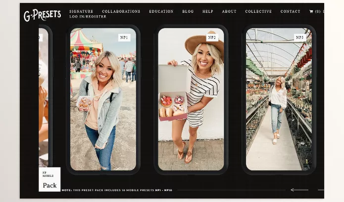 Lightroom Preset – NP Mobile Preset Pack by G-Presets – Download