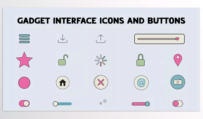 Project – Gadget Interface Icons And Buttons for After Effects by Explainme – Download 52508588