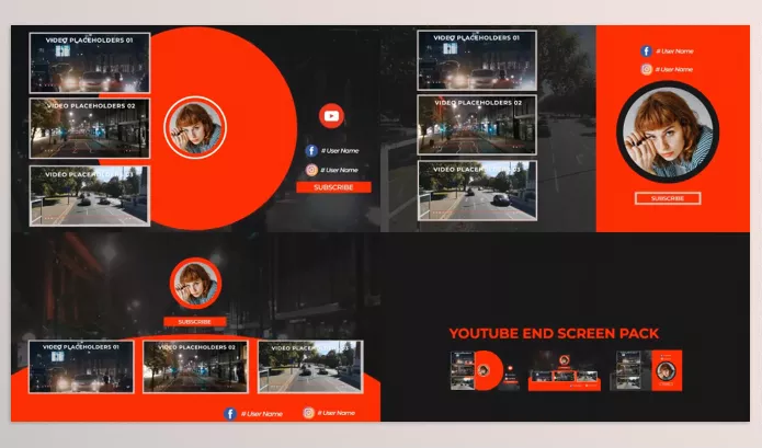 Project – Youtube End Screens Pack V3 by gordi0n – Download 52592385