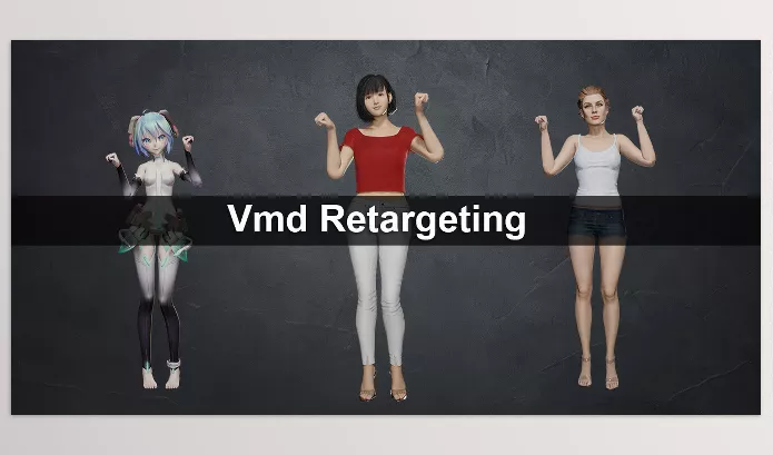 Blender Addon – Vmd Retargeting by xianran – Download