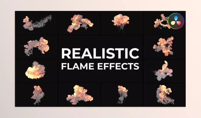 Resolve Tool – Realistic Flame Effects for DaVinci Resolve by VFXgenerator – Download 52681703