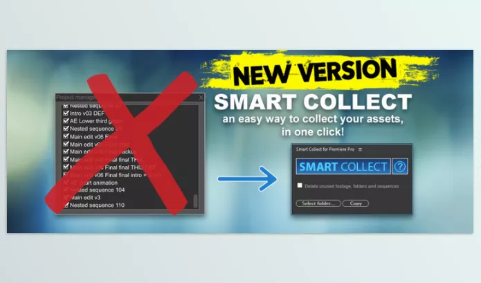 Plugin – Smart Collect for Premiere Pro by Igor Burgstaller – Download