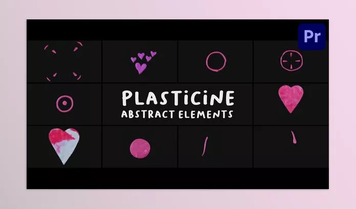 Project – Plasticine Abstract Elements by SweetsBox – Download 52689682
