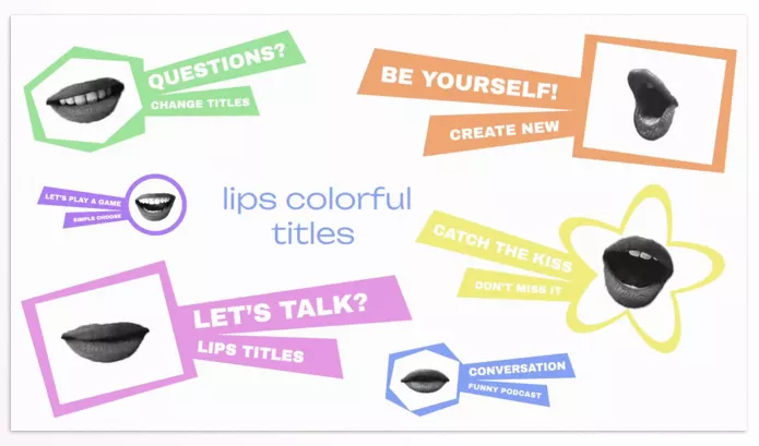 Project – Colorful Lips Titles by labarevich_ri – Download 53275704