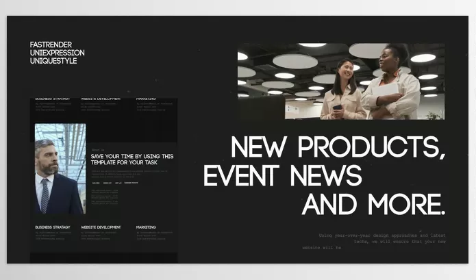 Project – Minimalistic Website Promo by lolkiy – Download 53409213