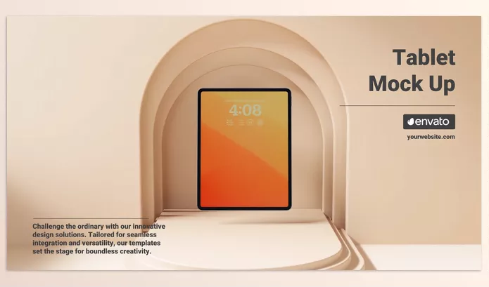 Project – Tablet Pad Mock Up for Premiere Pro by VFXgenerator – Download 53328493