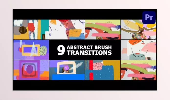 Project – Abstract Brush Transitions by FlashFXbox – Download 53312856