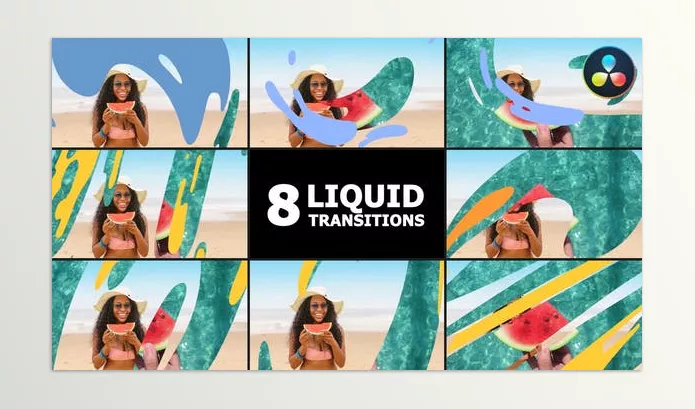 Asset – Liquid Transitions DaVinci Resolve by FlashFXbox – Download 52743471