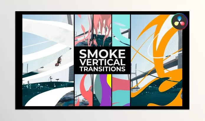 Resolve Tool – Smoke Vertical Transitions DaVinci Resolve by FlashFXbox – Download 52725140