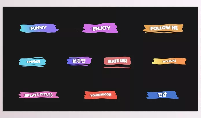Project – Cartoon Liquid Plate Titles for After Effects by 2DFXAnimation – Download 53520521