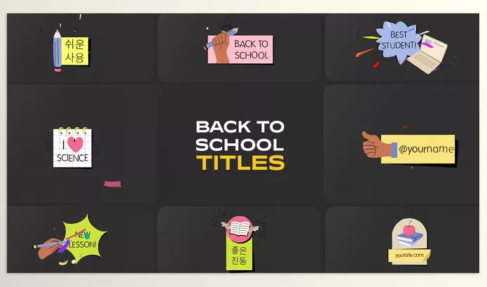 Project – School Education Titles for After Effects by MisterFlashStore – Download 53542537