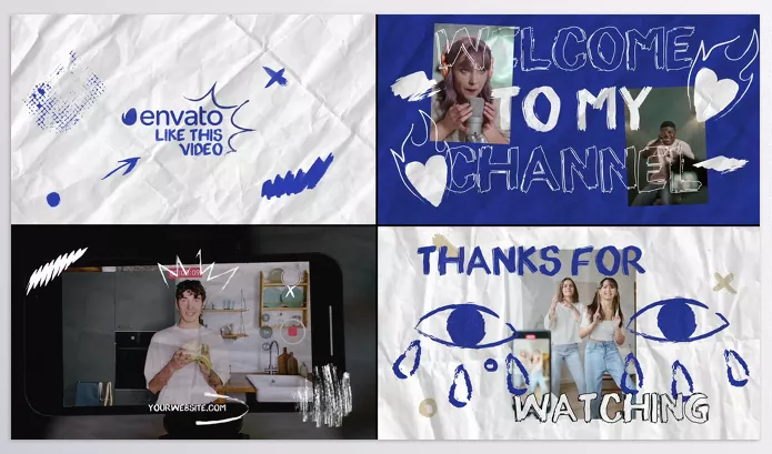 Motion Template – Youtube Sketch Slides for FCPX by OneMotionStudio – Download 53399519