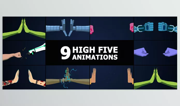 Project – High Five Animations for After Effects by FlashFXbox – Download 53685510