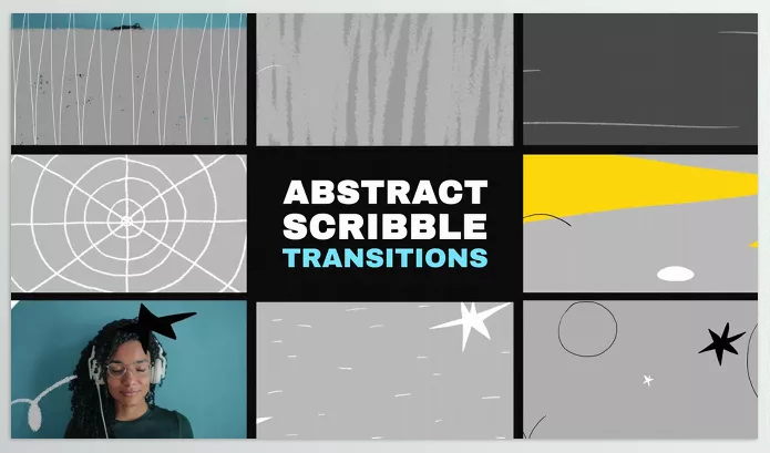 Project – Abstract Scribble Transitions for After Effects by MisterFlashAnimation – Download 53684778