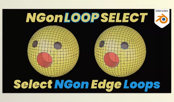 Blender Addon – NGon Loop Select by Amandeep – Download