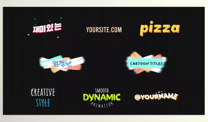Project – Colorful Dynamic Titles for After Effects by FX_Monster – Download 53533044