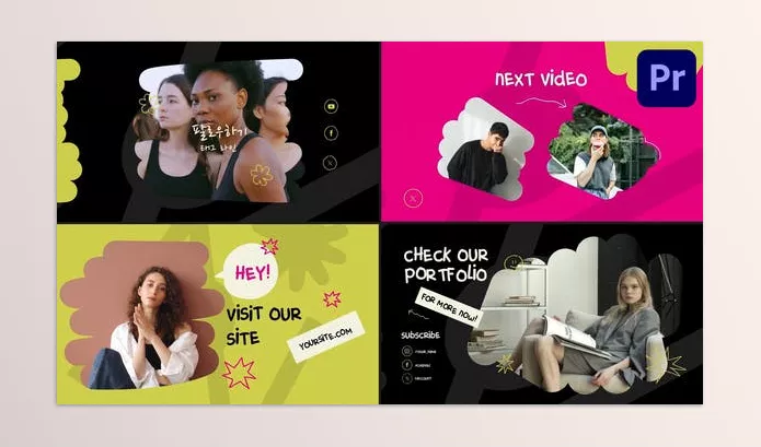 Project – Youtube Slides Premiere Pro MOGRT by MisterFlashStore – Download 53653527
