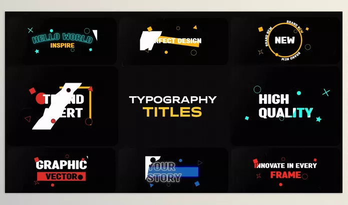 Project – Stylish Plate Titles for Premiere Pro by MisterFlashStore – Download 53644794