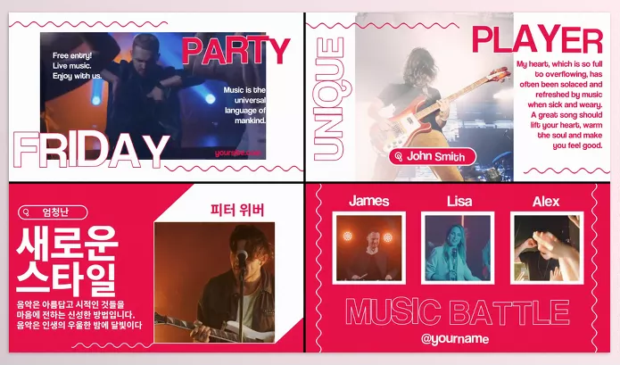 Motion Template – Modern Music Slides for FCPX by LikeThisMotion – Download 53653160