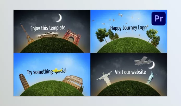 Font – Happy Journey Premiere Pro MOGRT by SweetsBox – Download 53653094