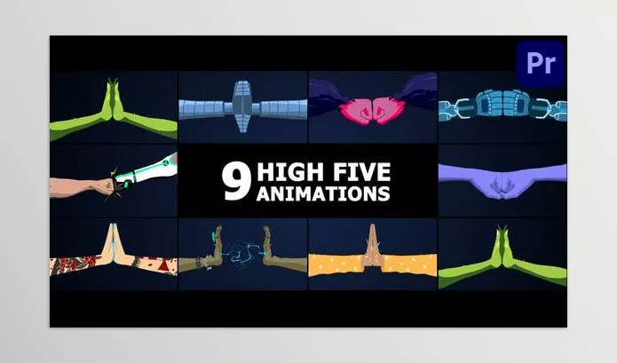 Project – High Five Animations for Premiere Pro by FlashFXbox – Download 53685539