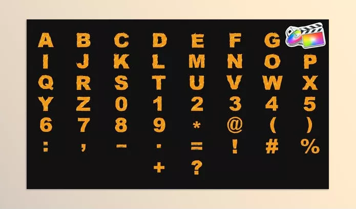 FCP Template – Cartoon Fire Typeface FCPX by MisterFlashStore – Download 53861465